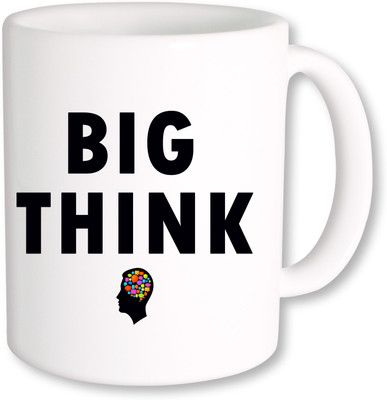 

PhotogiftsIndia Big Think Ceramic Mug(325 ml), Multicolor