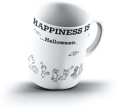 

Ucard Happiness Is1265 Bone China, Ceramic, Porcelain Mug(325 ml)