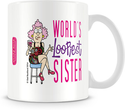 35% OFF on Tashan Street Aunty Acid World's Loopiest Sister Ceramic Mug(325 ml)
