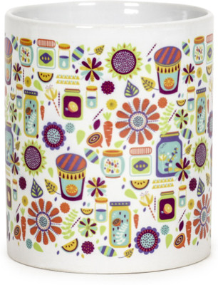 

Chumbak Bottled Bliss Ceramic Mug(300 ml), Multicolor