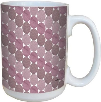 

Tree-Free Greetings Greetings lm43663 Cool Purple Oval Stripes by Shell Rummel Ceramic with Full-Sized Handle, 15-Ounce, Multicolored Ceramic Mug(60 ml), Multicolor