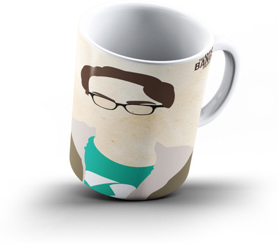 

Ucard Big Bang Theory Minimalist173 Bone China, Ceramic, Porcelain Mug(325 ml), Multicolor