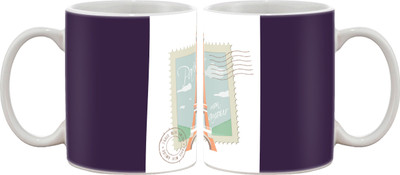 

Artifa Paris Mon Amour Porcelain, Ceramic Mug(350 ml), Multicolor