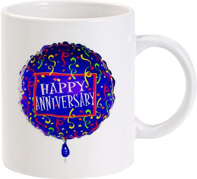 40% OFF on Lolprint Happy Anniversary Balloon Ceramic Coffee Mug(325 ml) 40% OFF on Lolprint Happy Anniversary Balloon Ceramic Coffee Mug(325 ml)