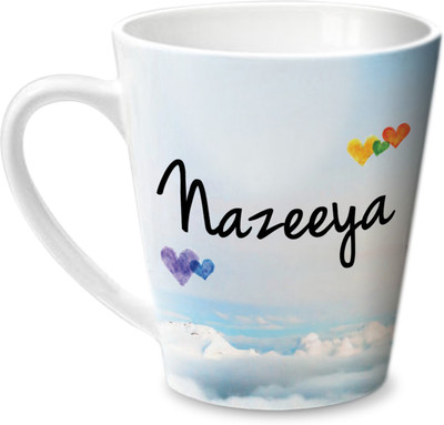 

Hot Muggs Simply Love You Nazeeya Conical Ceramic Mug(350 ml)