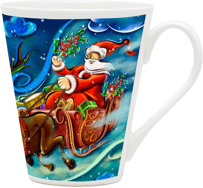 

Homesogood Fast Approaching Christmas Ceramic Mug(355 ml)