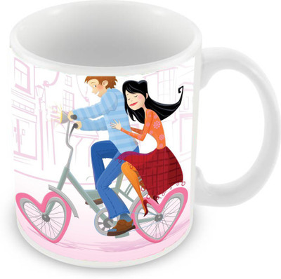 

Sleep Nature's SN-MG-2641 Ceramic Mug(350 ml), Multicolor