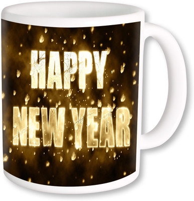 PhotogiftsIndia Happy New Year 047 Ceramic Mug(325 ml), Multicolor
