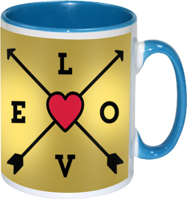 

Heyworlds i love you valentine day gifts 014 Ceramic Mug(325 ml), Multicolor