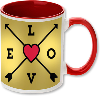 

Heyworlds i love you valentine gifts 003 Ceramic Mug(325 ml), Multicolor