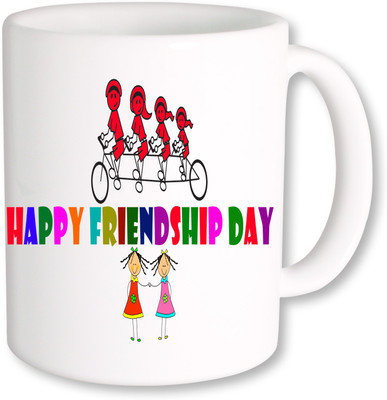 

PhotogiftsIndia Happy Friendship Day 069 Ceramic Mug(350 ml), Multicolor