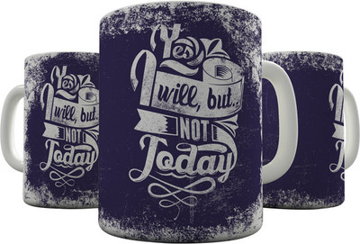 

Shaildha QU38 Ceramic Mug(350 ml), Multicolor