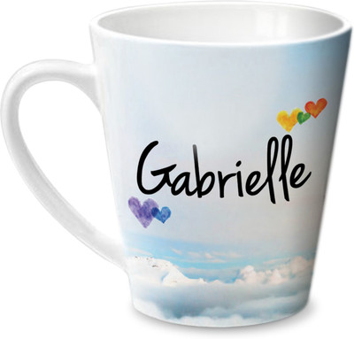 

Hot Muggs Simply Love You Gabrielle Conical Ceramic Mug(350 ml)
