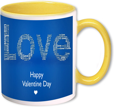 

Heyworlds love you valentine day gifts 0032 Ceramic Mug(325 ml), Multicolor