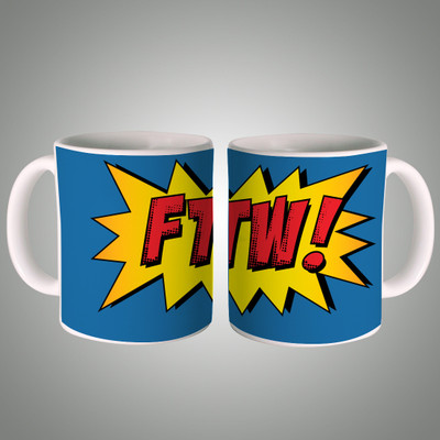 

Posterboy FTW Ceramic Mug(350 ml), Multicolor