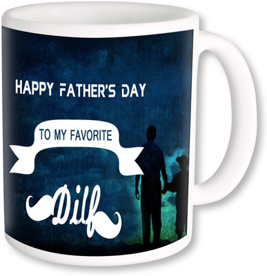 

PhotogiftsIndai Happy Father's Day 134 Ceramic Mug(325 ml), Multicolor