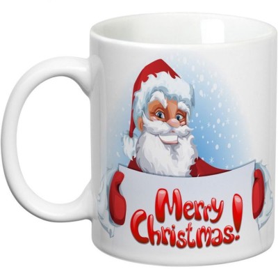 

Prithish Merry Christmas Design 4 Ceramic Mug(330 ml), Multicolor