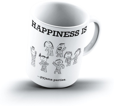 

Ucard Happiness Is1968 Bone China, Ceramic, Porcelain Mug(325 ml), Multicolor