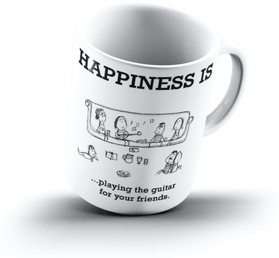 

Ucard Happiness Is1625 Bone China, Ceramic, Porcelain Mug(325 ml)