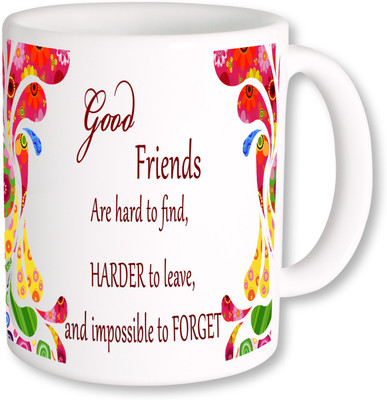 

PhotogiftsIndia Good Friend 03 Ceramic Mug(325 ml), Multicolor
