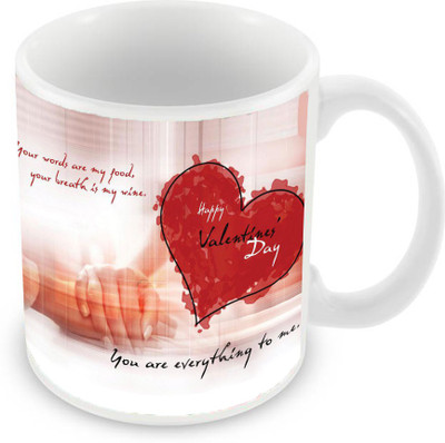 

Sleep Nature's SN-MG-2574 Ceramic Mug(350 ml), Red