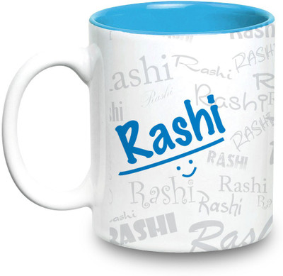 

Hot Muggs Me Graffiti - Rashi Ceramic Mug(315 ml), Multicolor