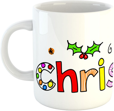 

Deeher Gifts Merry Christmas design5 Ceramic Mug(330 ml), Multicolor