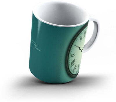 

Ucard Clock952 Bone China, Ceramic, Porcelain Mug(325 ml), Multicolor