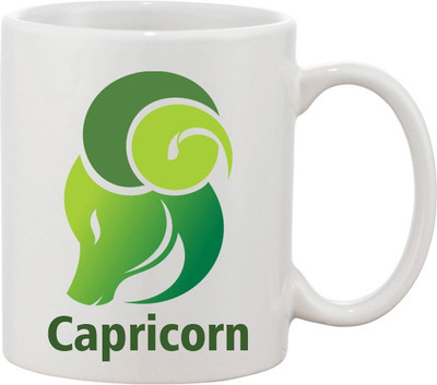 

Ashvah Capricorn Ceramic Mug(350 ml), Multicolor