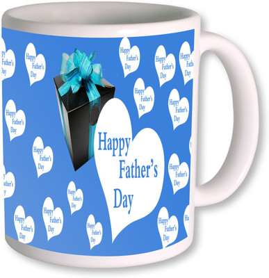 

PhotogiftsIndia Happy Fathers Day 088 Ceramic Mug(350 ml), White