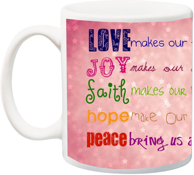 

ME&YOU Gift for Husband/Wife/Boyfriend/Girlfriend/lover;Love makes our friend a little dearer HD Printed Ceramic Mug(325 ml), Multicolor