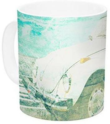 

Kess InHouse InHouse Robin Dickinson Love Bug Ceramic Coffee, 11 oz, Multicolor Ceramic Mug(60 ml)