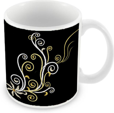 

Sleep Nature's SN-MG-2755 Ceramic Mug(350 ml), Black