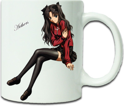 

Maison N Mode Aethers Coffee Ceramic Mug(330 ml), Multicolor