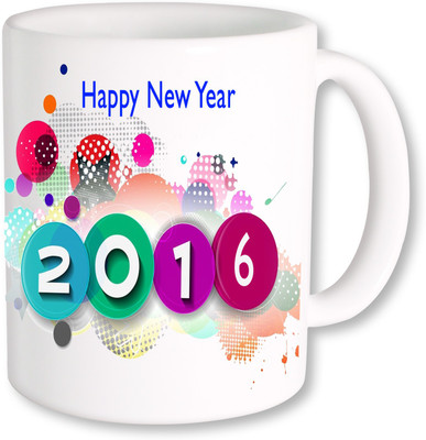 

PhotogiftsIndia happy new year 069 Ceramic Mug(325 ml), Multicolor