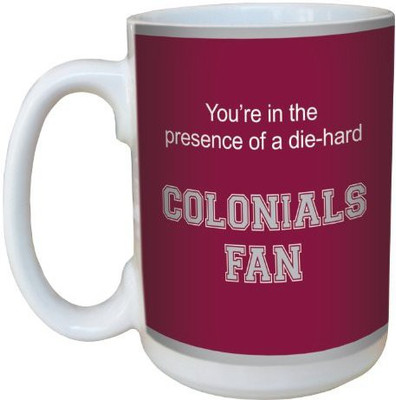 

Tree-Free Greetings Greetings lm44542 Colonials College Football Fan Ceramic with Full-Sized Handle, 15-Ounce Ceramic Mug(60 ml), Multicolor