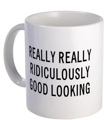

Exoctic Silver Quoteds ooooo158 Ceramic Mug(300 ml), Multicolor
