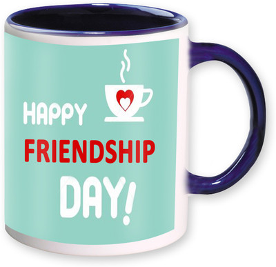 

PhotogiftsIndia Happy Frienship Day 01 Ceramic Mug(325 ml), Multicolor