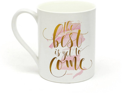 

Sowing Happiness PSMUG207 Ceramic Mug(350 ml), White