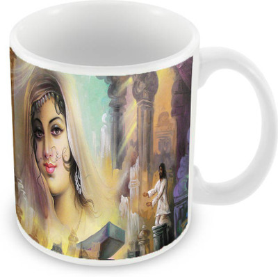 Sleep Nature's SN-MG-237 Ceramic Mug(350 ml), Multicolor