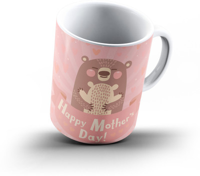 

Ucard Mothers Day706 Bone China, Ceramic, Porcelain Mug(325 ml), Multicolor