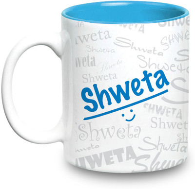 

Hot Muggs Me Graffiti - Shweta Ceramic Mug(315 ml), Multicolor