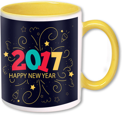 

Heyworlds new year gifts 0062 Ceramic Mug(325 ml), Multicolor
