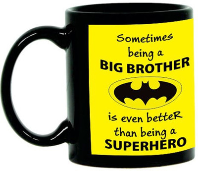 13% OFF on Giftsmate Batman Big Brother Black Ceramic Mug(330 ml) 13% OFF on Giftsmate Batman Big Brother Black Ceramic Mug(330 ml)