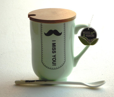 

SunPower Mug Ceramic Mug(300 ml), Green