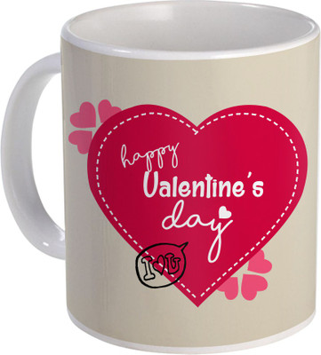 

SKY TRENDS Can't Help Falling in Love mug Best Gift for Valentine's Day, Her, Girlfriend,boy friend,husband, Wife,Birthday, Anniversary,Christmas or Any Holidays Design 044 Ceramic Mug(320 ml), Blue;white