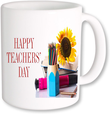 

PhotogiftsIndia Happy Teachers Day 009 Ceramic Mug(325 ml), Multicolor