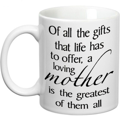 

Prithish Mother is the Greatest of Them All Ceramic Mug(330 ml), Multicolor