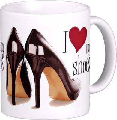 

Exoctic Silver Best Quoted Coffee 00108 Ceramic Mug(300 ml), Multicolor