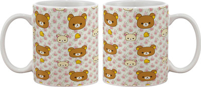 

Artifa Teddy Bear Texture Porcelain, Ceramic Mug(350 ml), Multicolor